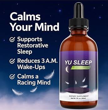 YU Sleep liquid supplement bottle